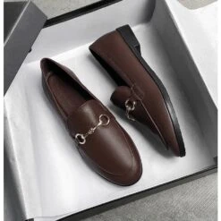 Mocassins à Bout Rond Pour Femme -Vintage Soldes 0 3b0aad