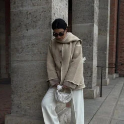 Veste Courte Vintage Avec écharpe Pour Femme -Vintage Soldes 0 ddd4c0