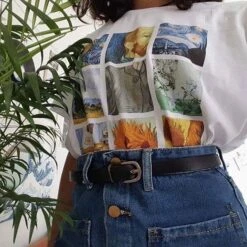 T-Shirt Vintage Blanc Van Gogh Des Années 90s 8 T-Shirt Vintage Blanc Van Gogh Des Années 90s -Vintage Soldes 69355 urkvpx