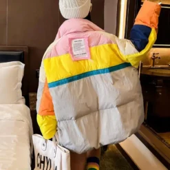 Doudoune Vintage En Coton De Haute Qualité à Fermeture éclair -Vintage Soldes 70397 95c918