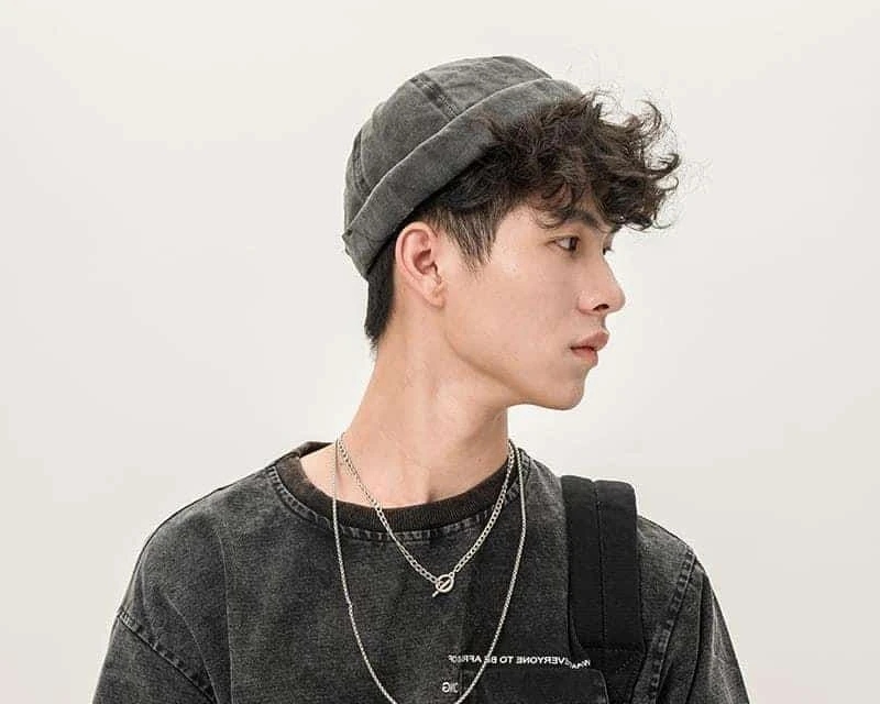 Bonnet Docker Vintage Vert Ou Beige 2 Bonnet Docker Vintage Vert Ou Beige – Image 2