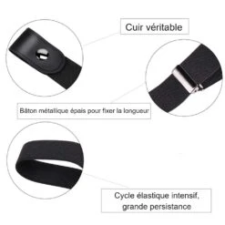 Ceinture Sans Boucle élastique -Vintage Soldes 74146 40930f