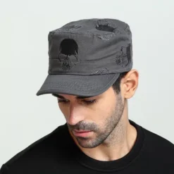 Casquette Militaire Vintage Brodée De Haute Qualité Pour Hommes