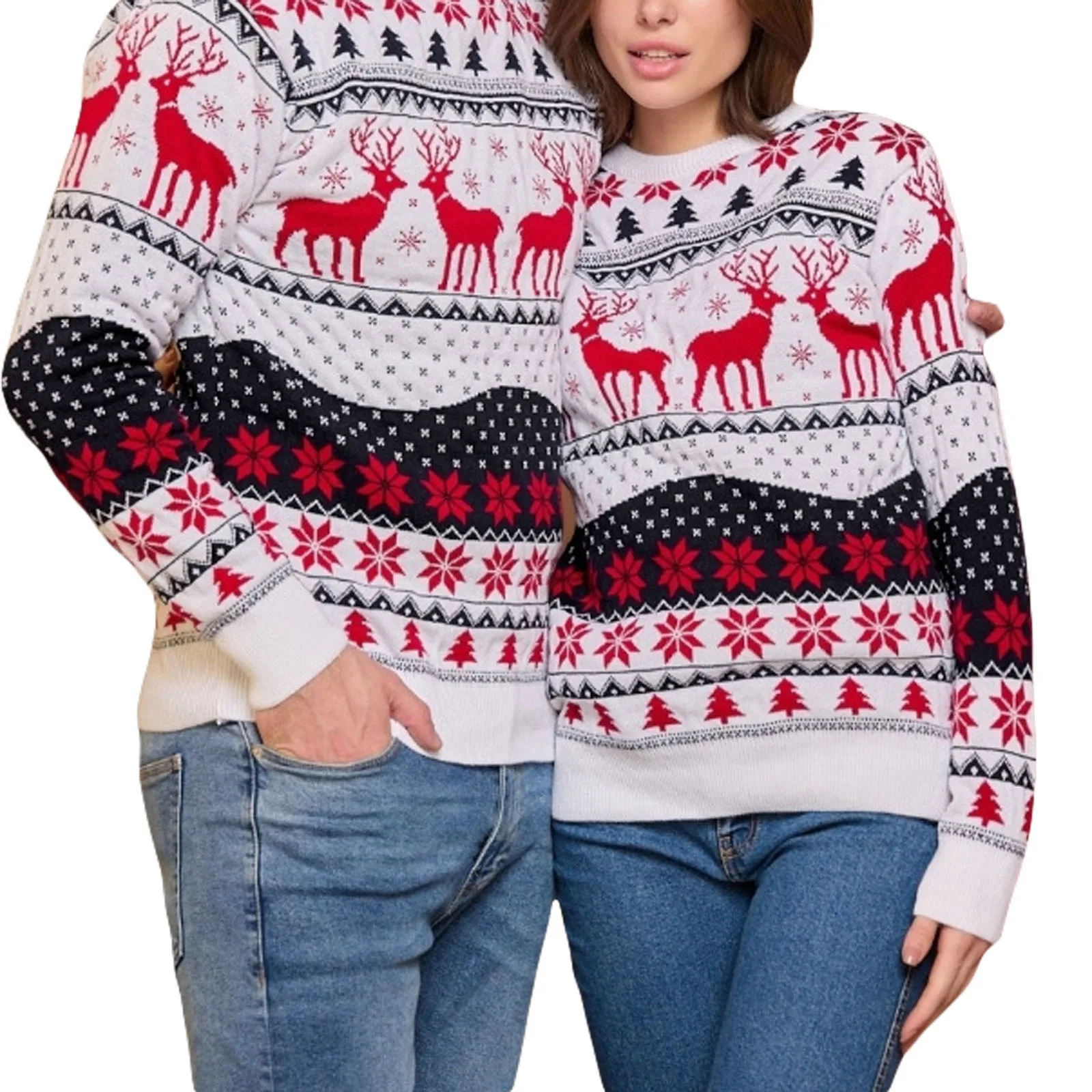 Pull De Noël Pour Homme à Motifs Rennes 2 Pull De Noël Pour Homme à Motifs Rennes – Image 2