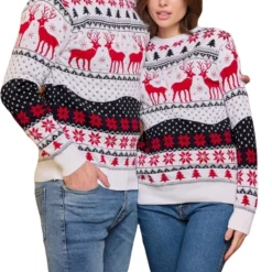 Pull De Noël Pour Femme à Motifs Rennes 7 Pull De Noël Pour Femme à Motifs Rennes -Vintage Soldes 86408 wyi7ui