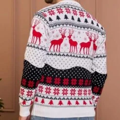 Pull De Noël Pour Homme à Motifs Rennes 13 Pull De Noël Pour Homme à Motifs Rennes -Vintage Soldes 86434 e5970c