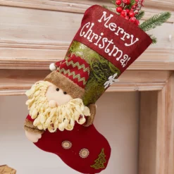 Chaussette De Noël à Suspendre Avec Personnage 8 Chaussette De Noël à Suspendre Avec Personnage -Vintage Soldes 86897 0h3jce