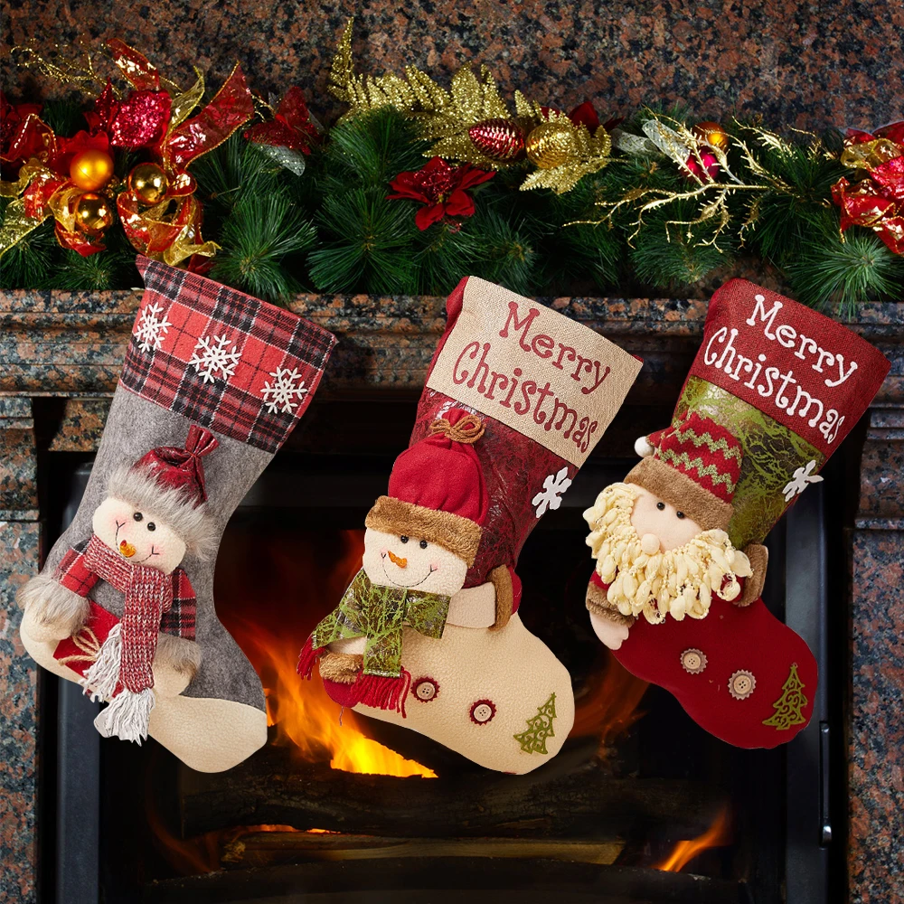 Chaussette De Noël à Suspendre Avec Personnage 2 Chaussette De Noël à Suspendre Avec Personnage – Image 2