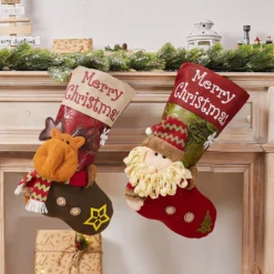 Chaussette De Noël à Suspendre Avec Personnage 11 Chaussette De Noël à Suspendre Avec Personnage -Vintage Soldes 86897 qdlu8s