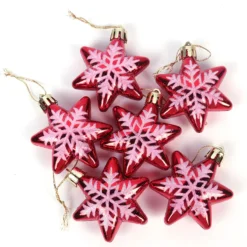 Lot De 6 Boules De Noël Colorées 10 Lot De 6 Boules De Noël Colorées -Vintage Soldes 87267 2a1zzi