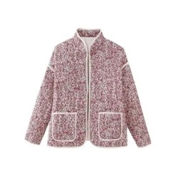 Veste Vintage Courte Imprimé Fleuri Pour Femme -Vintage Soldes IMG 050324 vestecourtefleurie