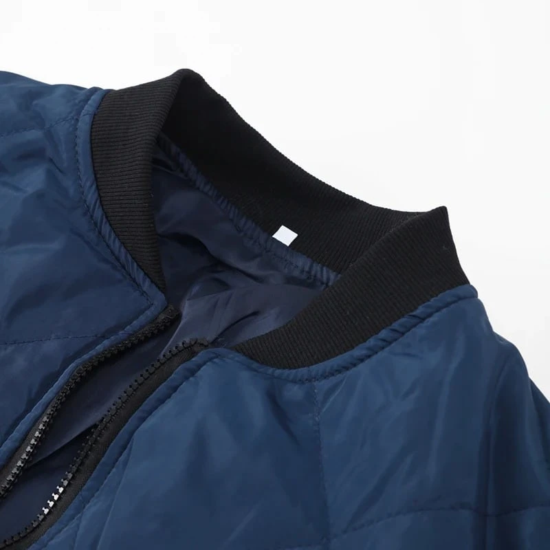 Veste Vintage Matelassée Avec Poches Pour Homme 7 Veste Vintage Matelassée Avec Poches Pour Homme – Image 7