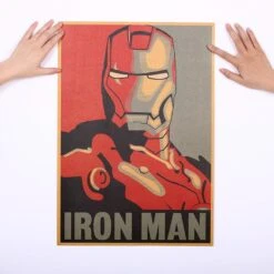 Affiche Déco Vintage Iron Man 8 Affiche Déco Vintage Iron Man -Vintage Soldes affiche deco vintage iron man 2
