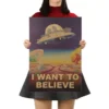 Affiche Film I Want To Believe En Couleurs Vintage