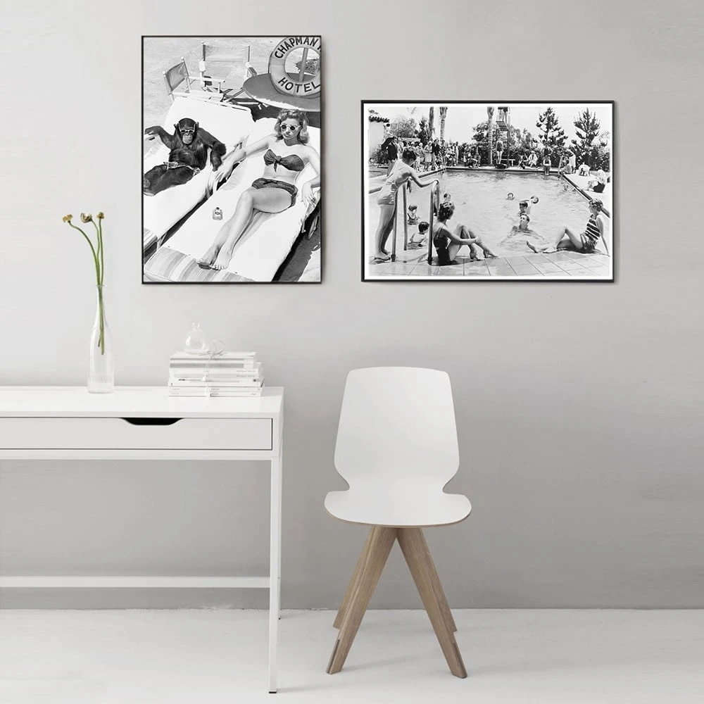 Affiche Murale Vintage Noir Et Blanc 2 Affiche Murale Vintage Noir Et Blanc – Image 2