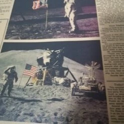 Affiche Vintage Du Journal The New York Times « MEN WALK ON THE MOON » -Vintage Soldes affiche vintage du journal the new york times men walk on the moon 5