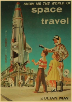 Affiches Vintage Exploration De L’Espace 7 Affiches Vintage Exploration De L’Espace -Vintage Soldes affiches vintage exploration de l espace s 1