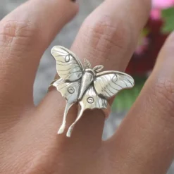 Bague Vintage En Forme De Papillon Pour Femme