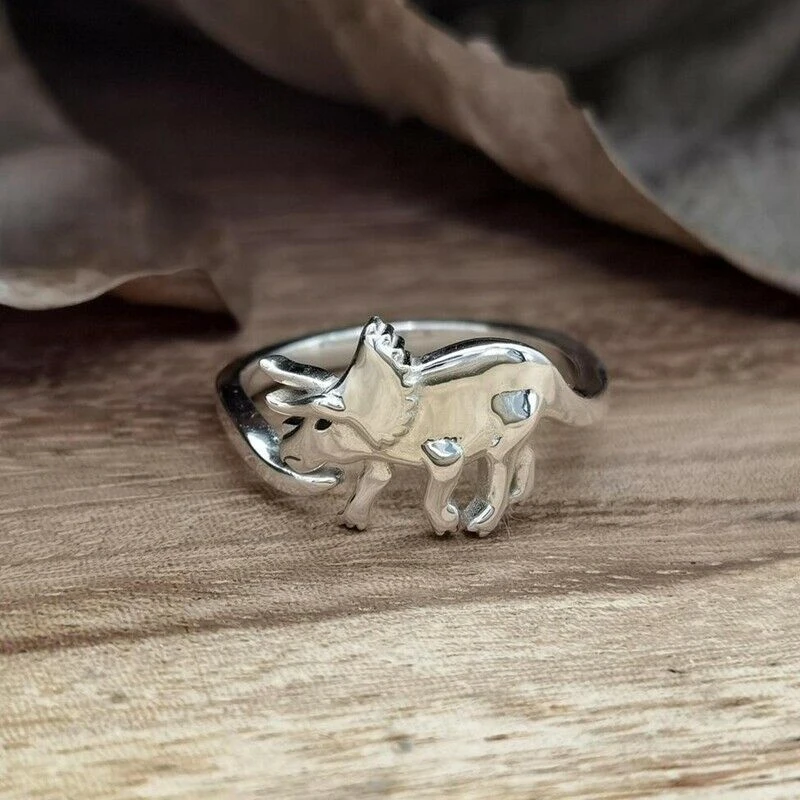 Bague Vintage Forme Petit Dinosaure 5 Bague Vintage Forme Petit Dinosaure – Image 5