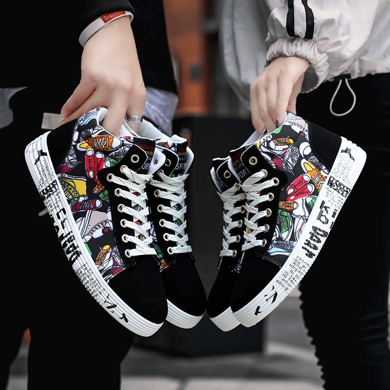 Baskets Montantes Graffiti 3 Baskets Montantes Graffiti – Image 3