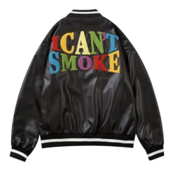 Blouson Bomber Vintage En Simili Cuir I CAN’T SMOKE 10 Blouson Bomber Vintage En Simili Cuir I CAN’T SMOKE -Vintage Soldes blouson bomber vintage en simili cuir i can t smoke 2