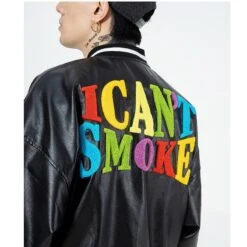 Blouson Bomber Vintage En Simili Cuir I CAN’T SMOKE 13 Blouson Bomber Vintage En Simili Cuir I CAN’T SMOKE -Vintage Soldes blouson bomber vintage en simili cuir i can t smoke 3