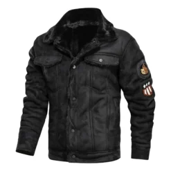 Blouson De Motard Vintage En Simili Cuir