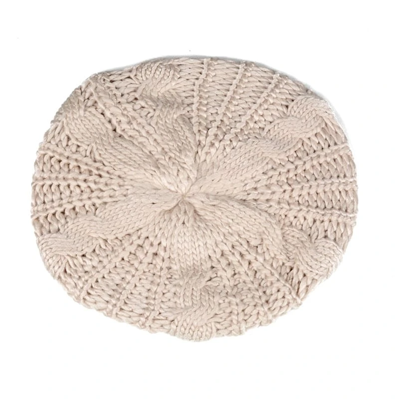 Bonnet Tricoté Chaud Vintage Pour Femme 4 Bonnet Tricoté Chaud Vintage Pour Femme – Image 4