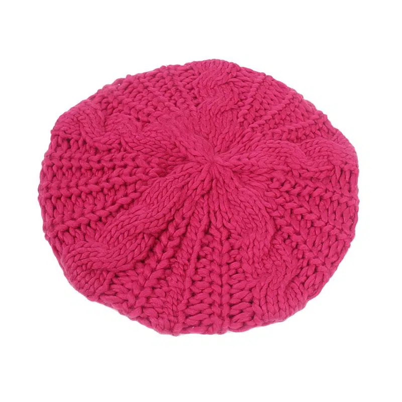 Bonnet Tricoté Chaud Vintage Pour Femme 1 Bonnet Tricoté Chaud Vintage Pour Femme