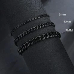 Bracelet Vintage En Chaîne Cubaine 8 Bracelet Vintage En Chaîne Cubaine -Vintage Soldes bracelet vintage en chaine cubaine 6