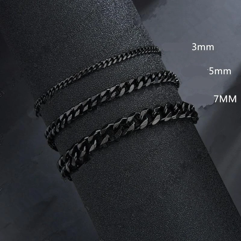 Bracelet Vintage En Chaîne Cubaine 3 Bracelet Vintage En Chaîne Cubaine – Image 3