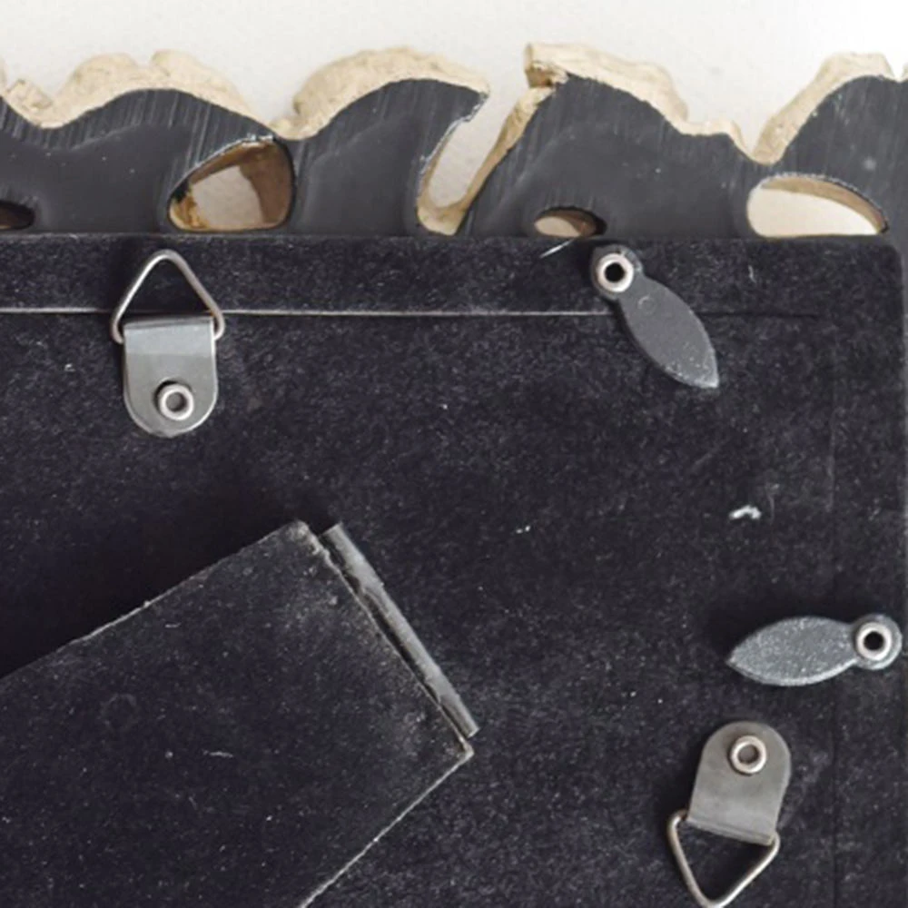 Cadre De Photo Vintage En Résine De Ginkgo Dorée 17x21cm 2 Cadre De Photo Vintage En Résine De Ginkgo Dorée 17x21cm – Image 2