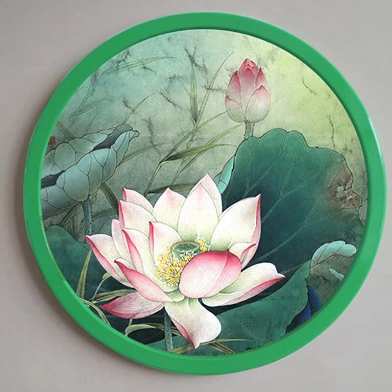 Cadre Photo Mural Rond En Bois Rétro 6 Cadre Photo Mural Rond En Bois Rétro – Image 6