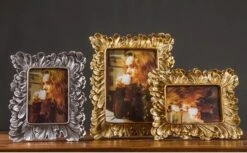 Cadre Photo Rétro Avec Décorations Végétales