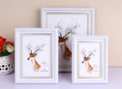 Cadre Photo Vintage En Bois Et Détails Dorés 10 Cadre Photo Vintage En Bois Et Détails Dorés -Vintage Soldes cadre photo vintage en bois et details dores blanc 9cmx13cm