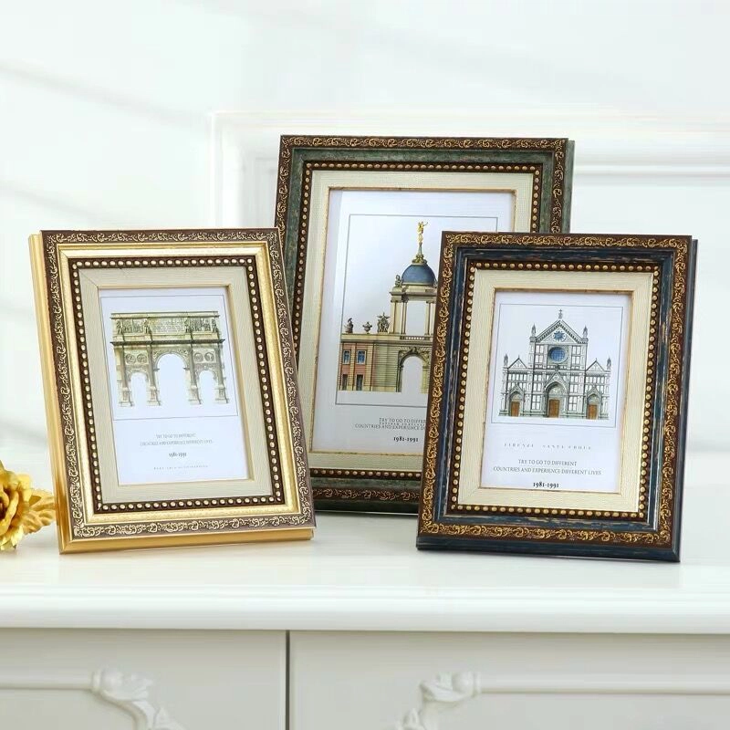 Cadre Vintage Rectangulaire à Détails Décoratifs 1 Cadre Vintage Rectangulaire à Détails Décoratifs