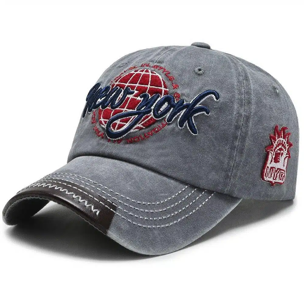 Casquette De Baseball Vintage En Coton Délavé 6 Casquette De Baseball Vintage En Coton Délavé – Image 6