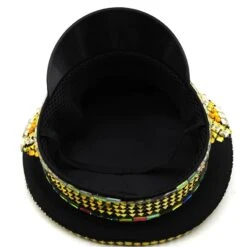Casquette Vintage Style Kepi En Strass Pour Femme Jaune -Vintage Soldes casquette vintage style kepi en strass pour femme jaune 19