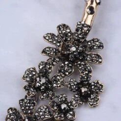 Collier Ethnique Vintage Avec Pendentif Strass Fleur -Vintage Soldes collier ethnique vintage avec pendentif strass fleur 5