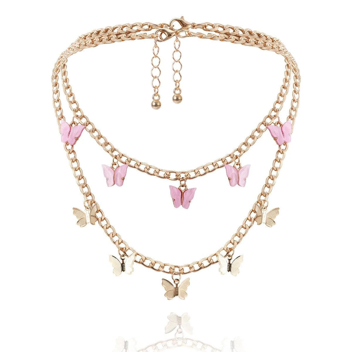 Collier Ras Du Cou Vintage Avec Pendentif Papillon 5 Collier Ras Du Cou Vintage Avec Pendentif Papillon – Image 5