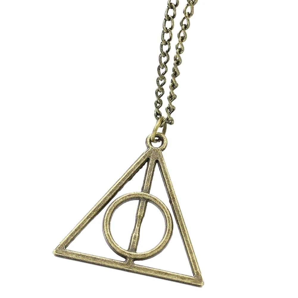 Collier Vintage Avec Pendentif Reliques De La Mort 8 Collier Vintage Avec Pendentif Reliques De La Mort – Image 8