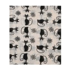 Écharpe à Motif De Chat Vintage Pour Femme -Vintage Soldes echarpe a motif de chat vintage pour femme 5