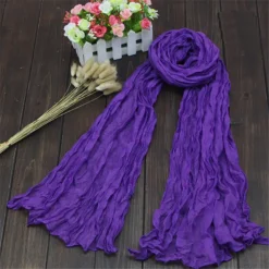 Echarpe Voile Long En Lin 18 Echarpe Voile Long En Lin -Vintage Soldes echarpe voile long en lin violet