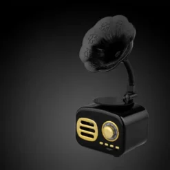 Enceinte Bluetooth Gramophone -Vintage Soldes enceinte bluetooth gramophone