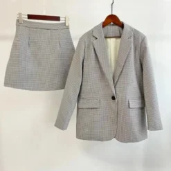 Ensemble Jupe Et Blazer Vintage Pour Femme