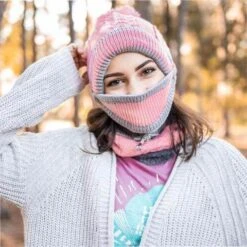 Ensemble Polaire 3 En 1 : Bonnet, écharpe Et Masque Offert 12 Ensemble Polaire 3 En 1 : Bonnet, écharpe Et Masque Offert -Vintage Soldes ensemble polaire 3 en 1 bonnet echarpe et masque offert 4
