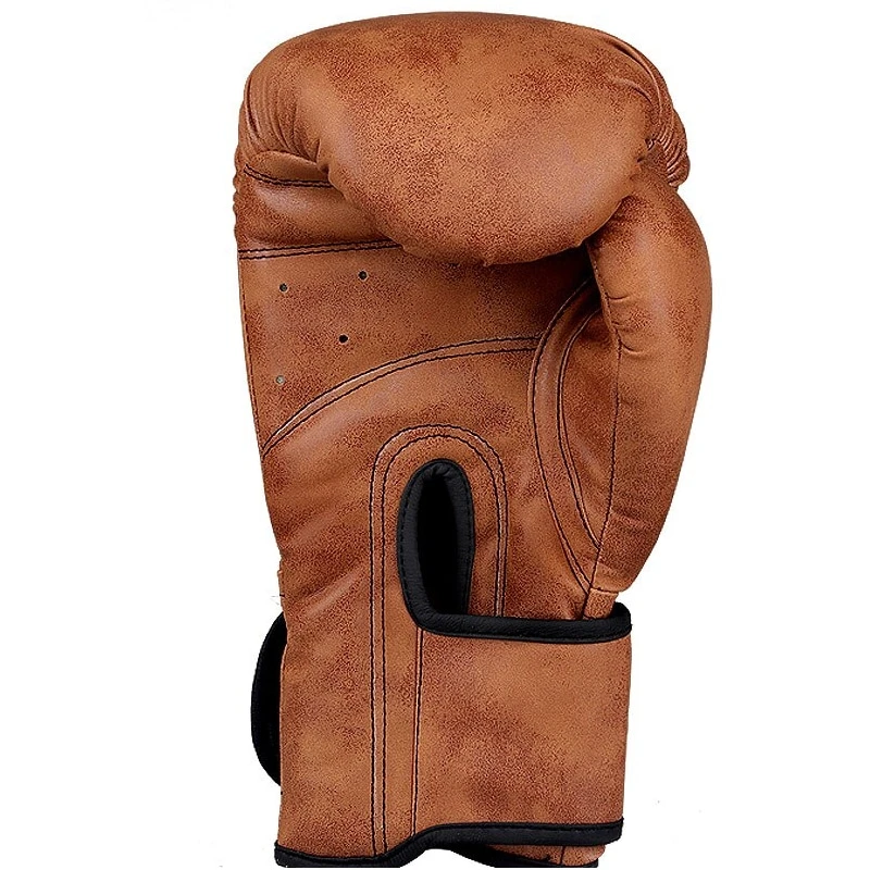 Gants De Boxe En Simili Cuir Couleur Rétro 4 Gants De Boxe En Simili Cuir Couleur Rétro – Image 4
