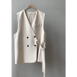 Gilet Sans Manches Style Rétro -Vintage Soldes gilet sans manches style retro 4