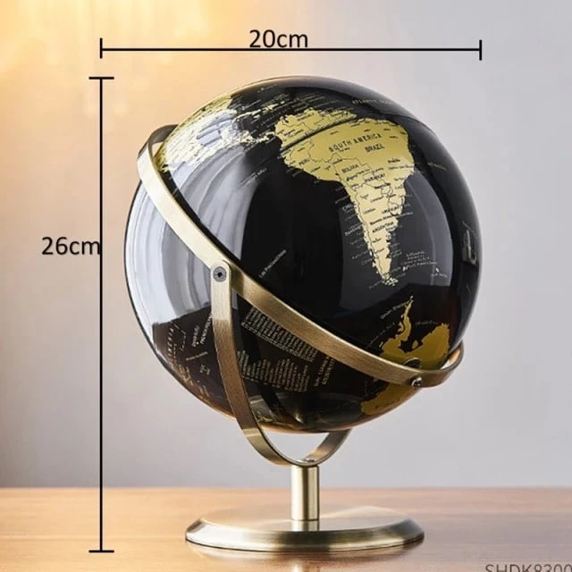 Globe Terrestre Décoratif Vintage 3 Globe Terrestre Décoratif Vintage – Image 3