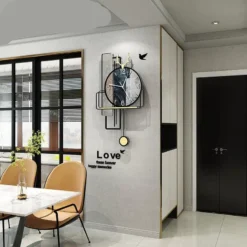 Grande Horloge Vintage Créative Noir Avec Pendule 10 Grande Horloge Vintage Créative Noir Avec Pendule -Vintage Soldes grande horloge vintage creative noir avec pendule 5